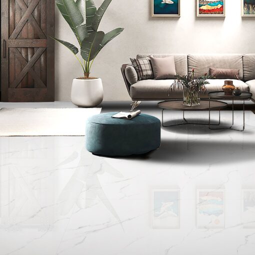 Alternative view of Snowy Carrara